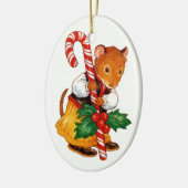 Lebkuchen-Maus Keramik Ornament (Links)
