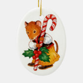 Lebkuchen-Maus Keramik Ornament (Hinten)