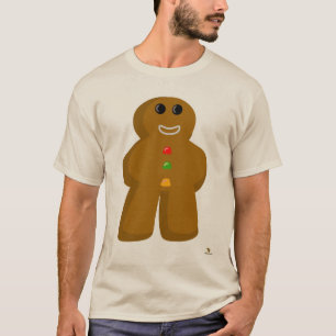 Lebkuchen Meeple Spaß Weihnachten Gamer Kunst T-Shirt
