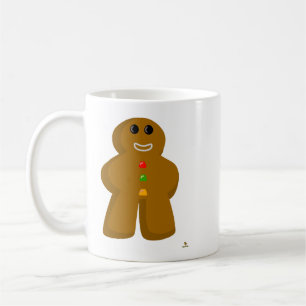 Lebkuchen Meeple Spiel Feiertagskunst Freude Kaffeetasse