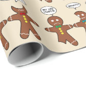 Lebkuchen Mein Leg Hurts Spaß Geschenkpapier (Rolleneckpunkt)