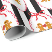 Lebkuchen-Menschen-Geschenkpapier  Geschenkpapier (Rolleneckpunkt)