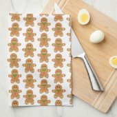 Lebkuchen-Menschenmuster Handtuch (Viertel Falte)