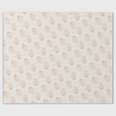 Lebkuchen Minimaler neutraler Weihnachtsurlaub Geschenkpapier (Flach)