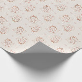 Lebkuchen Minimaler neutraler Weihnachtsurlaub Geschenkpapier (Ecke)