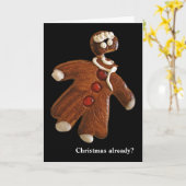 Lebkuchen-Missgeschick Karte (Gelbe Blume)