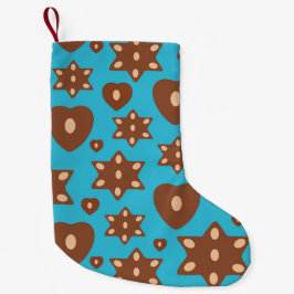 Lebkuchen mit Mandeln Kleiner Weihnachtsstrumpf