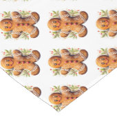 Lebkuchen mit Weihnachtsfeier Mittelgroßer Tischläufer (Ecke)