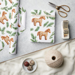 Lebkuchen-Muster Geschenkpapier