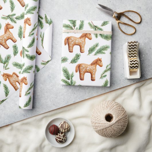 Lebkuchen-Muster Geschenkpapier (Kunsthandwerk)