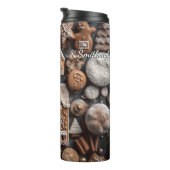 Lebkuchen-Muster Thermosbecher (Nach rechts gedreht)