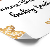 Lebkuchen - Name dieses Babynahrungsmittels Poster (Ecke)