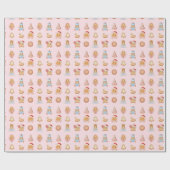 Lebkuchen-Nussknacker-Geschenkpapier Geschenkpapier (Flach)