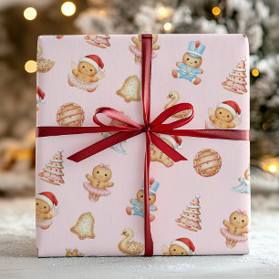 Lebkuchen-Nussknacker-Geschenkpapier Geschenkpapier