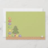 Lebkuchen-offenes Haus-Einladung Einladung (Rückseite)