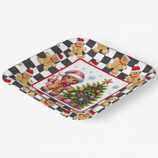 Lebkuchen Pappteller (Gewinkelt)