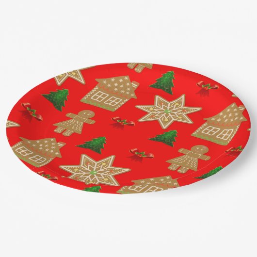 Lebkuchen Pappteller (Schrägansicht)