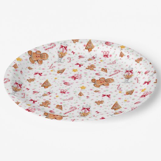 Lebkuchen Pappteller (Schrägansicht)