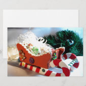 Lebkuchen-Pferdeschlitten I Briefpapier (Vorne/Hinten)