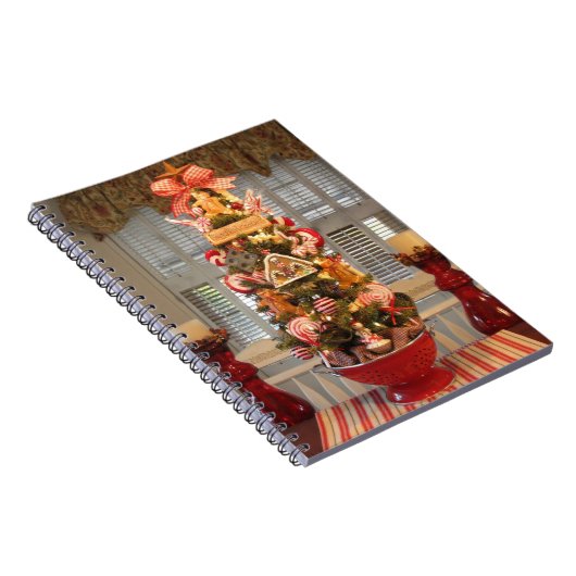 Lebkuchen-Plätzchen-Baum-Küchen-Notizbuch Notizblock (Rechte Seite)