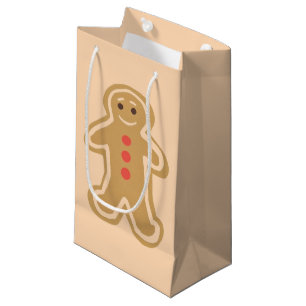 Lebkuchen-Plätzchen-helle Creme-glatte Kleine Geschenktüte