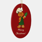 Lebkuchen-Plätzchen Keramikornament (Rechts)