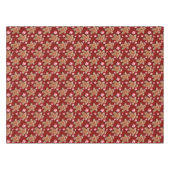 Lebkuchen-Plätzchen-Süßigkeiten rot Tischdecke (Vorderseite (Horizontal))