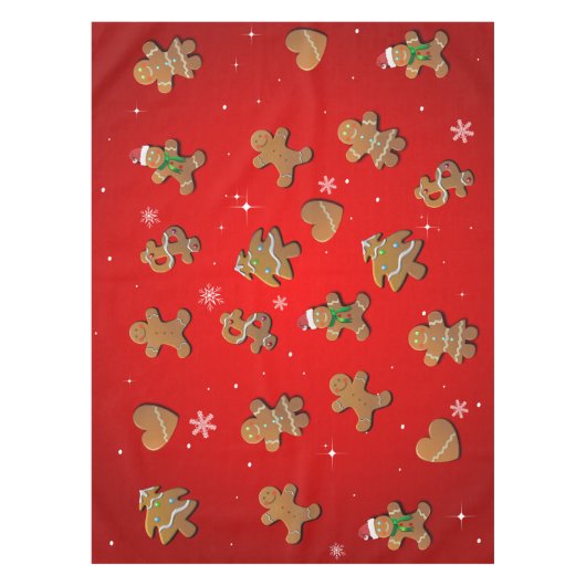 Lebkuchen-Plätzchen Tischdecke (Vorderseite)