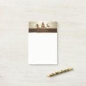 Lebkuchen Post-it Klebezettel (Auf Schreibtisch)