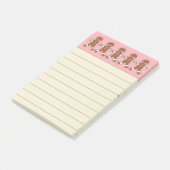 Lebkuchen-Post-it-Notes Post-it Klebezettel (angewinkelt)