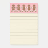 Lebkuchen-Post-it-Notes Post-it Klebezettel (Vorderseite)