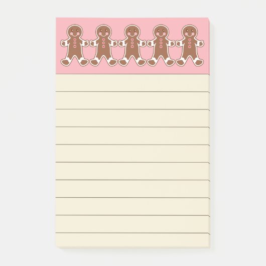 Lebkuchen-Post-it-Notes Post-it Klebezettel (Vorderseite)