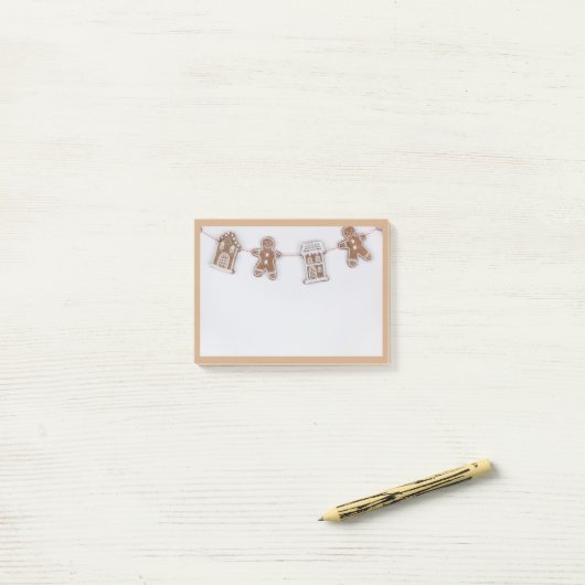 Lebkuchen Post-its Post-it Klebezettel (Auf Schreibtisch)