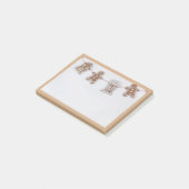 Lebkuchen Post-its Post-it Klebezettel (angewinkelt)