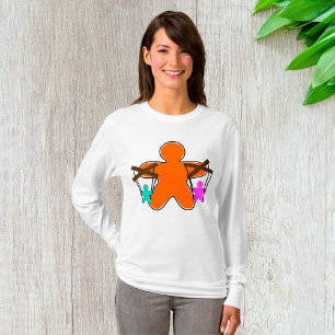 Lebkuchen-Puppenmeister, der Charaktere kontrollie T-Shirt