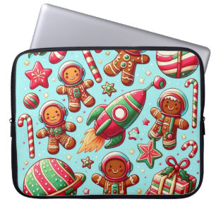 Lebkuchen Raumschiff Weihnachten Laptopschutzhülle