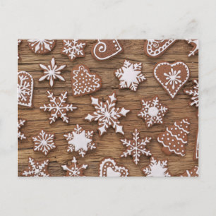 Lebkuchen-Rentiere Postkarte