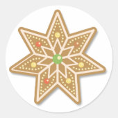 Lebkuchen Runder Aufkleber (Vorderseite)