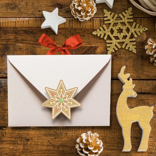 Lebkuchen Runder Aufkleber