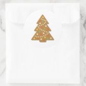 Lebkuchen Runder Aufkleber (Tasche)