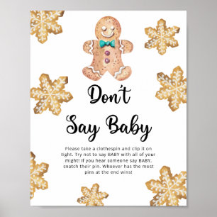 Lebkuchen - Sag nicht, Baby Poster