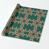 Lebkuchen-Schneeflocken-Geschenkpapier  Geschenkpapier (Ungerollt)