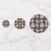 Lebkuchen-Schneekugeln Konfetti (Vorderseiten)