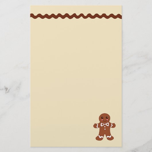 Lebkuchen-Schreibwaren Briefpapier (Vorderseite)