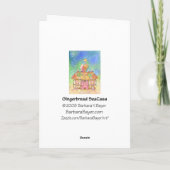 Lebkuchen SeaCasa Feiertagskarte (Rückseite)