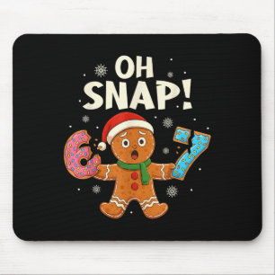 Lebkuchen Sechs Sieben 67 Bruh 6 7 Weihnachts Mädc Mousepad
