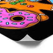 Lebkuchen Sechs Sieben 67 Eis Drip Weihnachten Poster (Ecke)