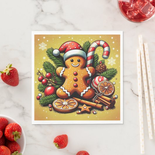 Lebkuchen-Servietten! Serviette (Beispiel)