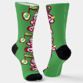 Lebkuchen Socken (Gewinkelt)