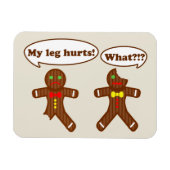 Lebkuchen-Spaß (grün) Magnet (Horizontal)